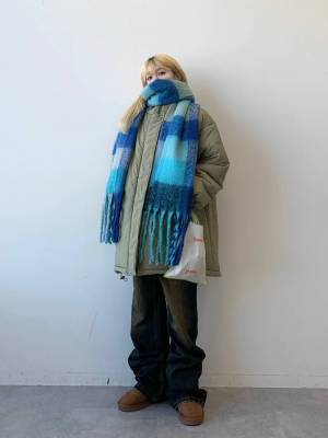 ぜ、全種類くださいッ!!【ALAND】コーデのアクセントに♡「ボリュームマフラー」