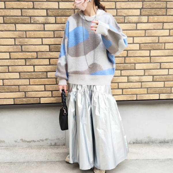 速攻スクショしてーーーッ!!【しまむら】真似して買いたい♡「柄ニット」