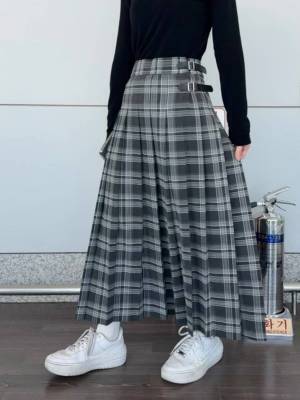 ガチで可愛い、、、♡♡【ALAND】一点投入で即華やか♡「チェック柄スカート」