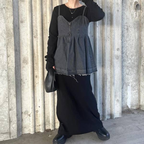 『ほんと可愛い』!!【しまむら】しまらーも絶賛♡ SNSで話題の「デニムビスチェ」