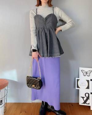 『ほんと可愛い』!!【しまむら】しまらーも絶賛♡ SNSで話題の「デニムビスチェ」