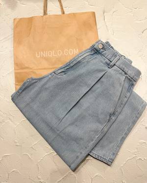 《ストレスフリーなデニムって！？》「軽い穿き心地で幸せ！」【ユニクロ】“デニム”が「快適」でおしゃれ！