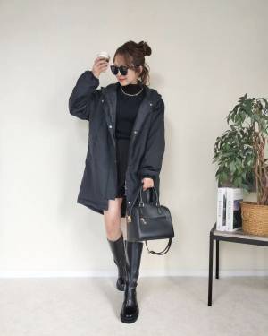 やっぱ『黒』が一番！！【黒コート】重たく見えない！「垢抜けコーデ術」とは？