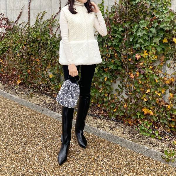 立体感のある柄が魅力♡ 春まで着たい【ジャカードアイテム】