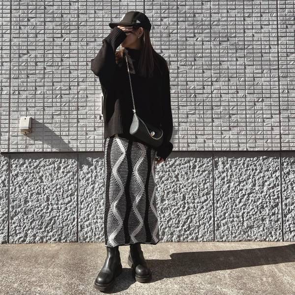 立体感のある柄が魅力♡ 春まで着たい【ジャカードアイテム】