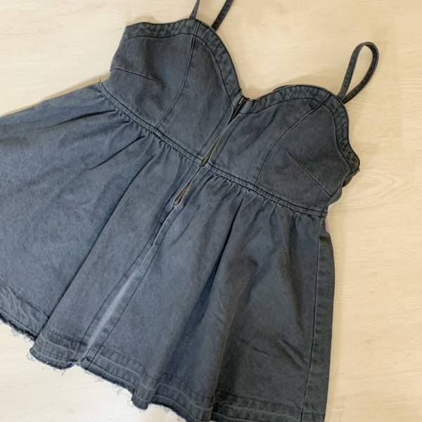 《驚きの2000円以下》「360度どこから見ても可愛い♡」【しまむら】「大人気」”デニムビスチェ”紹介！