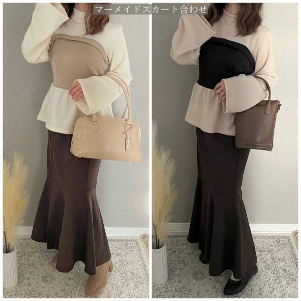 着回し力ハンパない！【しまむら】今買って春先まで大活躍♡「ビスチェ風トップス」