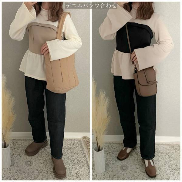 着回し力ハンパない！【しまむら】今買って春先まで大活躍♡「ビスチェ風トップス」