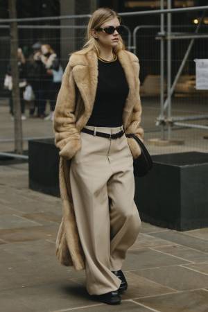 ぬくもり「ファーコート」を良バランスに着こなすには？【ストリートスナップ】