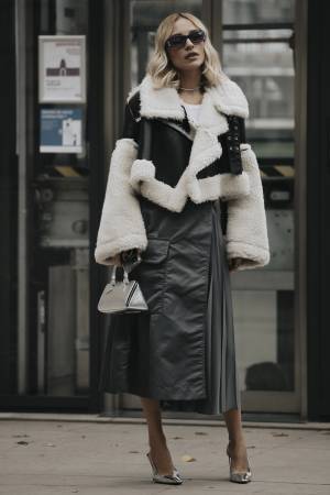 ぬくもり「ファーコート」を良バランスに着こなすには？【ストリートスナップ】