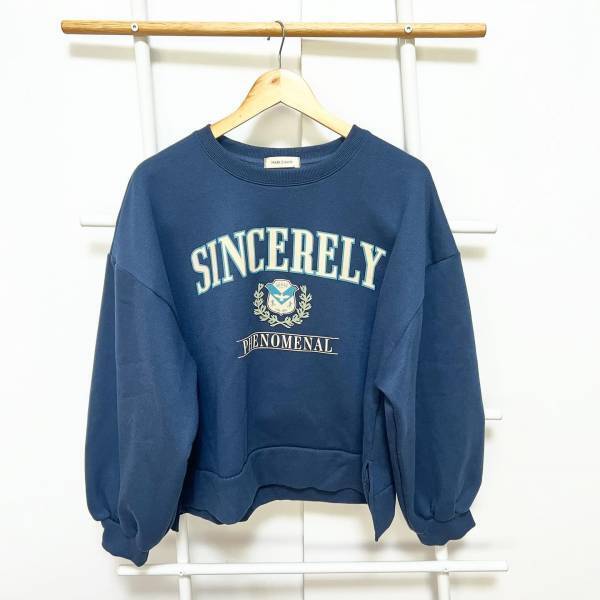 楽ちん × 可愛いって最強♡【しまむら】爆売れ予感ぷんぷん!!「ロゴスウェット」