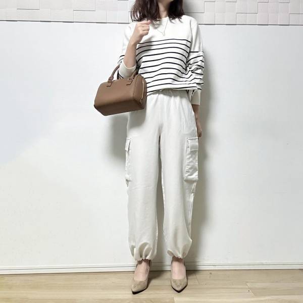 「これあれば充分じゃん。。。」【ユニクロ】ユニ女がお手本！「ボーダーニット」着こなし術