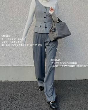 「え…超細見えするかも。」【ユニクロ】柔らかい素材かつ暖かい”極暖タートル”はオシャレに着られちゃう！？