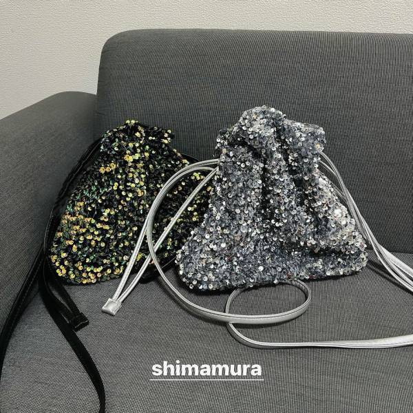 「2000円以下とは思えない♡」【しまむら】「500mlペットボトルが4本入る」大容量で便利！”キラキラバッグ”が可愛い