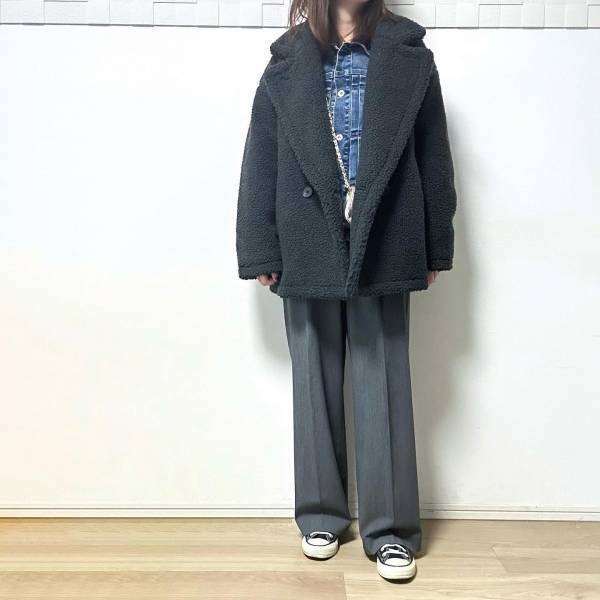 ね、値下げってマジぃ！？（驚）【GU】今買ってすぐ使える♡「ボアコート」