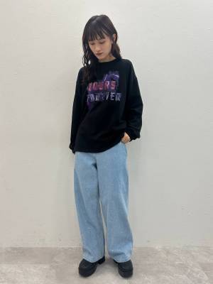 値下げに大感謝ッ!!【FOREVER21】普通のデニムに飽きたらこれ♡「ビジューデニム」