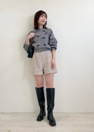 1枚で主役級コーデ完成♡【ViS】トレンド感、爆上がり！「リボンカーデ」