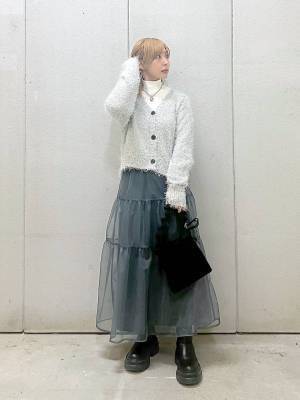 お呼ばれにもOK♡ コーデが一気に華やかになる！【デザインスカート】