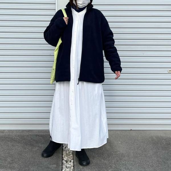 「アウターいらず」の「暖かさにやられました」！！【ユニクロ】冬は毎日コレがいい…”フリースジャケット”にやみつき♡