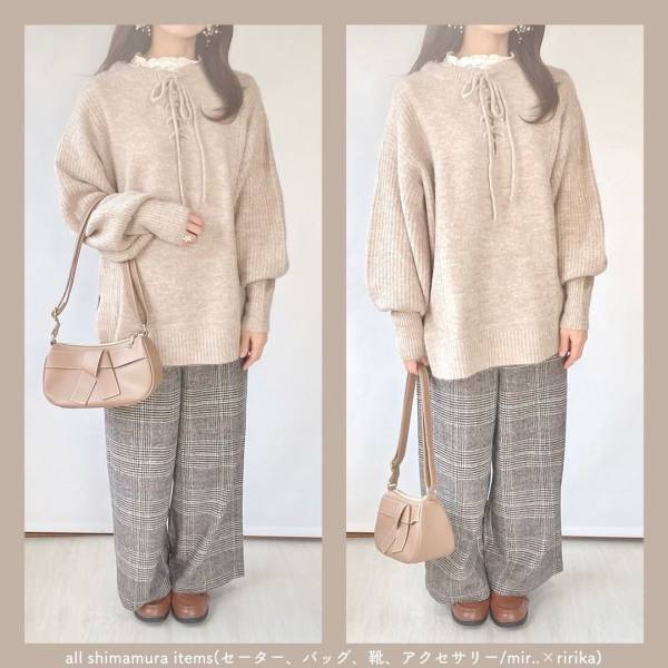 「楽ちんなだけでなく機能性も」「お値段以上」【しまむら】冬コーデと相性バツグン！！”楽かわボトムス”