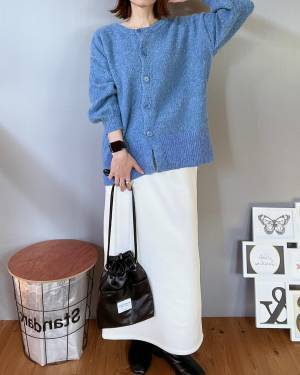 《春先まで大活躍の予感♡》【GU】イロチで買い足したい！「スウェットスカート」