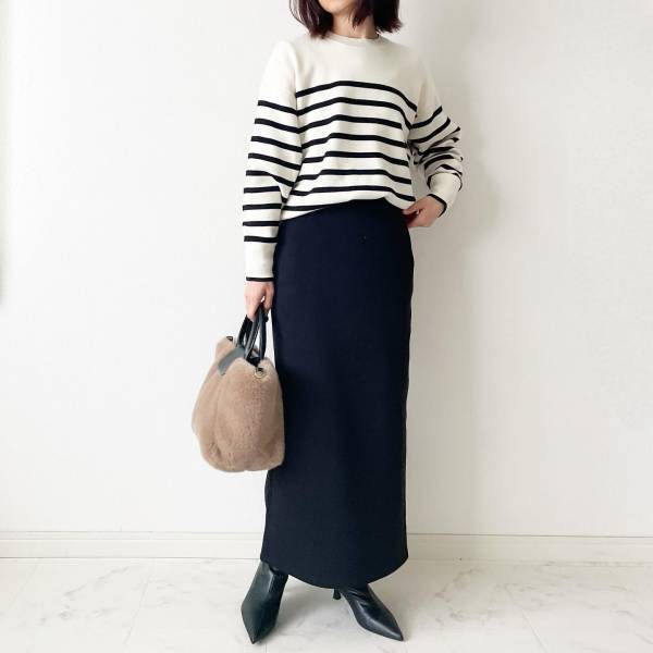 《春先まで大活躍の予感♡》【GU】イロチで買い足したい！「スウェットスカート」