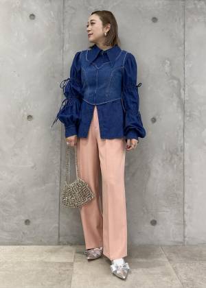 春先も使える♡【ViS】一点投入で即あか抜け！「デニムビスチェ」