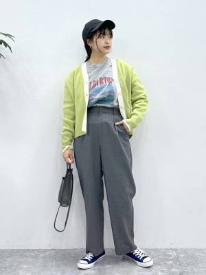 冬服のマンネリ → 解消！【グローバルワーク】春カラーで気分一新♡「最旬カーデ」