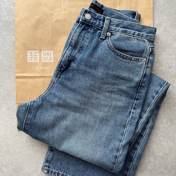 《骨格ウェーブさんコレ履いて！》春先にもぴったり♡【ユニクロ】の「脚がまっすぐ美しく見える」美シルエットジーンズ紹介
