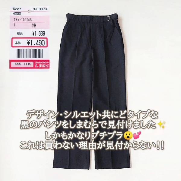 驚き価格すぎて、値札二度見した！！【しまむら】”どタイプなボトムス”を発見