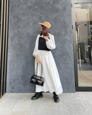 《アウターの中なに着る？》屋内でも可愛いが大前提♡【大人モテワンピ】