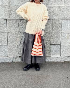 コスパ最高じゃんッ!!【しまむら】しまラー、続々購入♡「高見えニット」