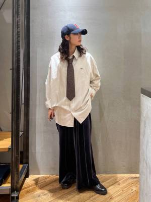 カッコ可愛いさがたまらん♡【ネクタイ】を使った「メンズライクコーデ術」って？