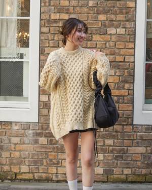 可愛さ止まらないーッ♡【冬のデート服】にぴったり！「モテニット」