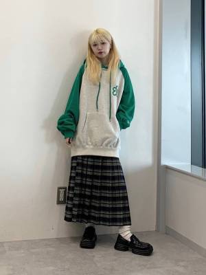 これは真似したくなる♡【ALAND】韓国っぽく「チェックスカート」を着こなす♡