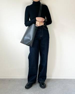 やっぱ『黒』が一番使える♡【GU】大人コーデの味方！「黒ブーツ」