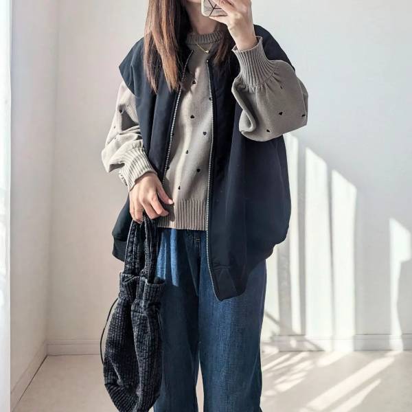 もう一目惚れッ♡♡【しまむら】キュン要素しかない（泣）「ハート柄ニット」