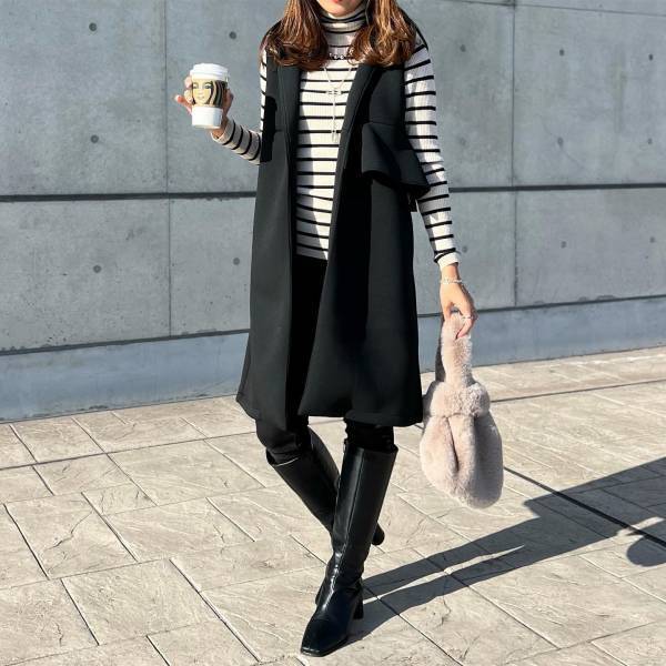 着回し力高ッ!!【ユニクロ】「今日何着よう？」の救世主♡「タートルネックセーター」