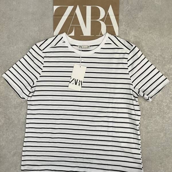 【2990円→590円はお得すぎ！！】在庫があったら買い！ZARAの”ボーダーTシャツ”を使ったコーデ