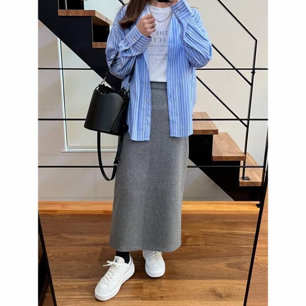 《即買い》着回し力抜群♡春まで大活躍の【ZARA】”ストライプシャツ”コーデ紹介