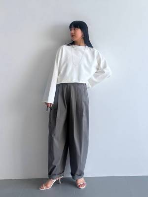 このひとクセでこなれ感♡ 年中使える【タックパンツ】に注目！