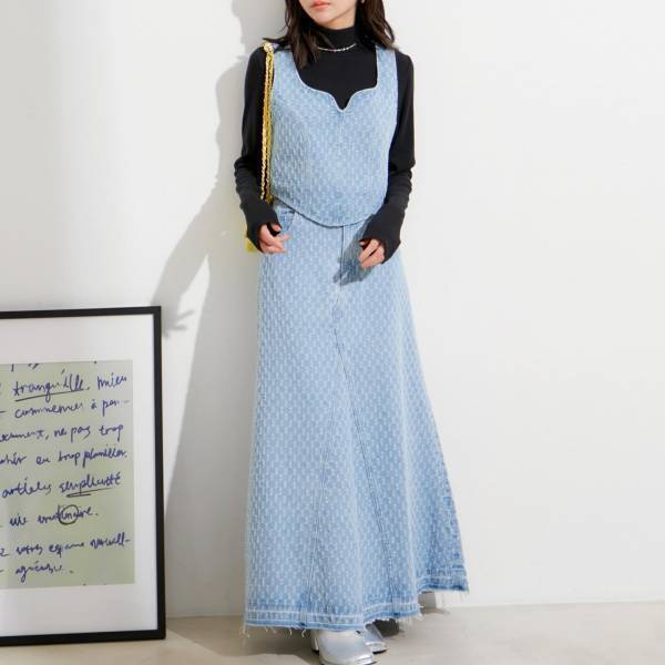 春に着たい♡【デニムセットアップ】