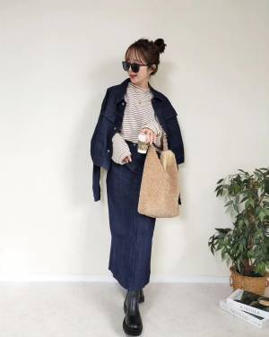 春に着たい♡【デニムセットアップ】