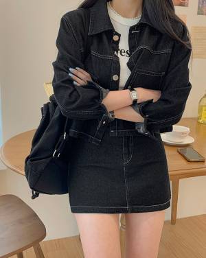 春に着たい♡【デニムセットアップ】