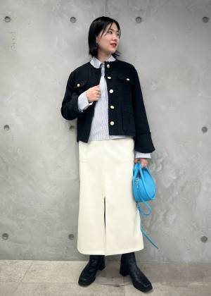 きれいめコーデに大活躍♡【ViS】羽織るだけで大人上品！「ツイードジャケット」