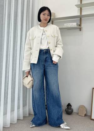 きれいめコーデに大活躍♡【ViS】羽織るだけで大人上品！「ツイードジャケット」