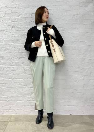 きれいめコーデに大活躍♡【ViS】羽織るだけで大人上品！「ツイードジャケット」