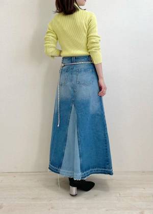 こりゃ爆モテ注意かも！？【ViS】美シルエットがたまらん♡「デニムスカート」