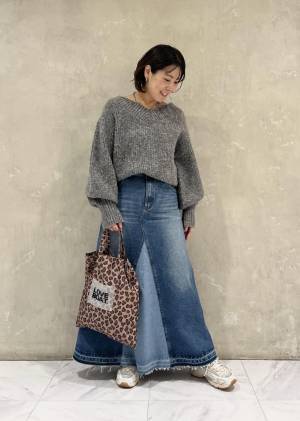 こりゃ爆モテ注意かも！？【ViS】美シルエットがたまらん♡「デニムスカート」