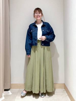 着心地もトレンド感も◎【グローバルワーク】軽くて柔らかい「デニムジャケット」